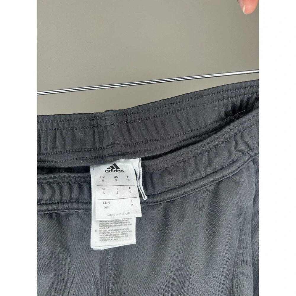 Adidas Mens Size Small Classic Black Soccer Tiro Training Athletic Pants *READ*